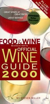 Tapa de Food & Wine Magazine's Official Wine Guide 2000