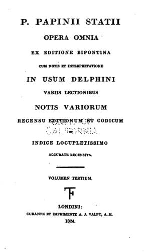 Tapa de Opera omnia