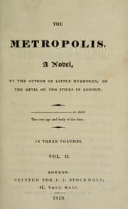 Tapa de The metropolis