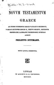 Tapa de Novvm Testamentvm graece