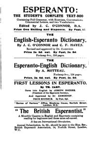 Tapa de English-Esperanto Dictionary