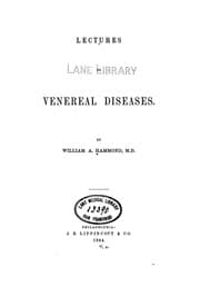 Tapa de Lectures on venereal diseases