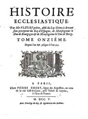 Tapa de Histoire ecclésiastique