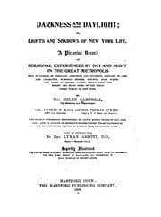 Tapa de Darkness and Daylight: Or, Lights and Shadows of New York Life ..