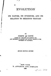 Tapa de Evolution: Its Nature, Its Evidences, and Its Relation to Religious Thought