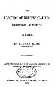Tapa de The election of representatives, parliamentary and municipal