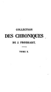 Tapa de Poésies de J. Froissart: extraites de deux manuscrits de la Bibliothèque du roi et publiées pour ..