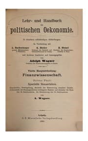 Tapa de Finanzwissenschaft..