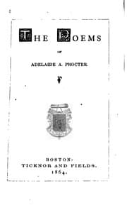 Tapa de The Poems of Adelaide A. Procter