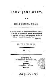 Tapa de Lady Jane Grey, an historical tale