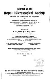 Tapa de Journal of the Royal Microscopical Society