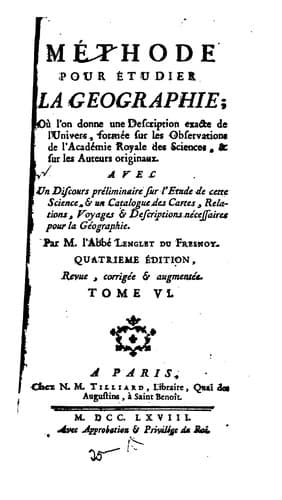 Tapa de Méthode pour étudier la geographie
