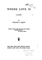 Tapa de Where Love is: A Novel