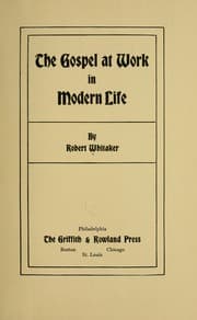 Tapa de The gospel at work in modern life