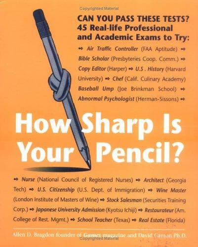 Tapa de How sharp is your pencil?