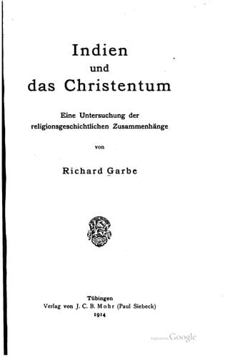 Tapa de Indien und das Christentum