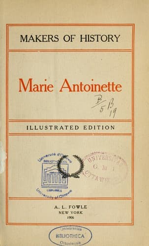 Tapa de Marie Antoinette