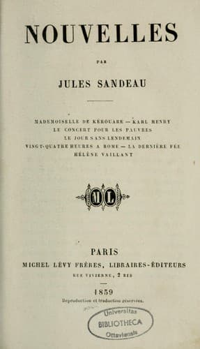 Tapa de Nouvelles