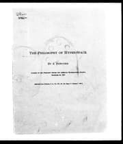 Tapa de The philosophy of hyper-space