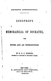 Tapa de Memorabilia of Socrates
