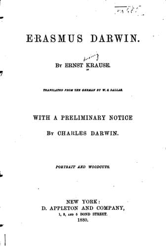 Tapa de Erasmus Darwin