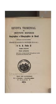 Tapa de Revista do Instituto Histórico e Geográfico de Minas Gerais