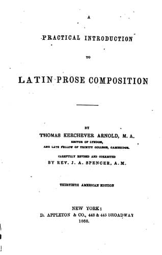 Tapa de A Practical Introduction to Latin Prose Composition