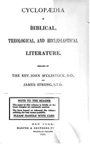 Tapa de Cyclopaedia of Biblical, Theological, and Ecclesiastical Literature