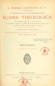 Tapa de Summa theologica