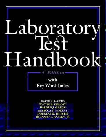 Tapa de Laboratory test handbook