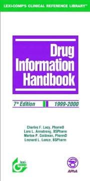 Tapa de Drug Information Handbook 1999-2000 (Drug Information Handbook, 7th ed)