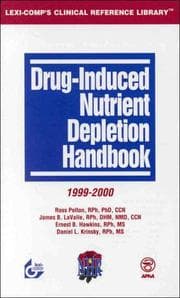 Tapa de Drug-induced nutrient depletion handbook