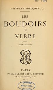 Tapa de Les boudoirs de verre