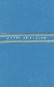 Tapa de Gates of Prayer