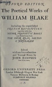 Tapa de Poetical works, including the unpublished French Revolution, together with the Minor Prophetic Books, and selections from The four Zoas, Milton, & Jerusalem