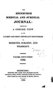 Tapa de The Edinburgh Medical and Surgical Journal
