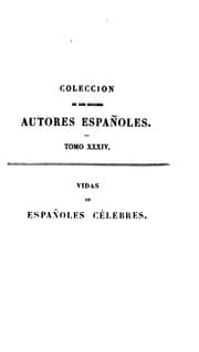 Tapa de Vidas de españoles celebres