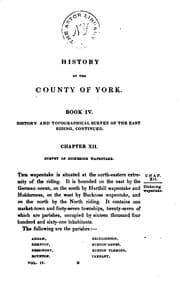 Tapa de A New and Complete History of the County of York