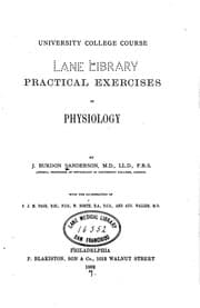 Tapa de University College Course of Practical Exercises in Physiology