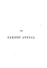 Tapa de Cabinet Annual: A Christmas & New Year's Gift, for 1855