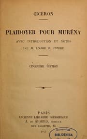 Tapa de Plaidoyer pour Muréna