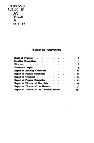 Tapa de Annual Reports