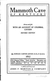 Tapa de Mammoth Cave of Kentucky (Hovey and Call): With an Account of Colossal Cavern