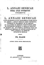 Tapa de L. Annaei Senecae opera qvae svpersvnt ...