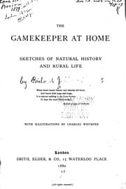 Tapa de The Gamekeeper at Home: Sketches of Natural History and Rural Life