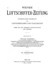 Tapa de Wiener Luftschiffer-zeitung