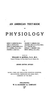 Tapa de An American text-book of physiology v.2, 1901