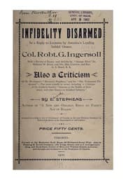Tapa de Infidelity Disarmed in a Reply to Lectures