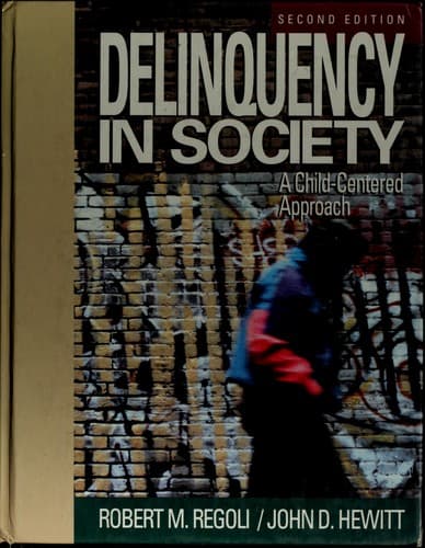 Tapa de Delinquency in society