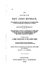 Tapa de The Life of Rev. John Murray